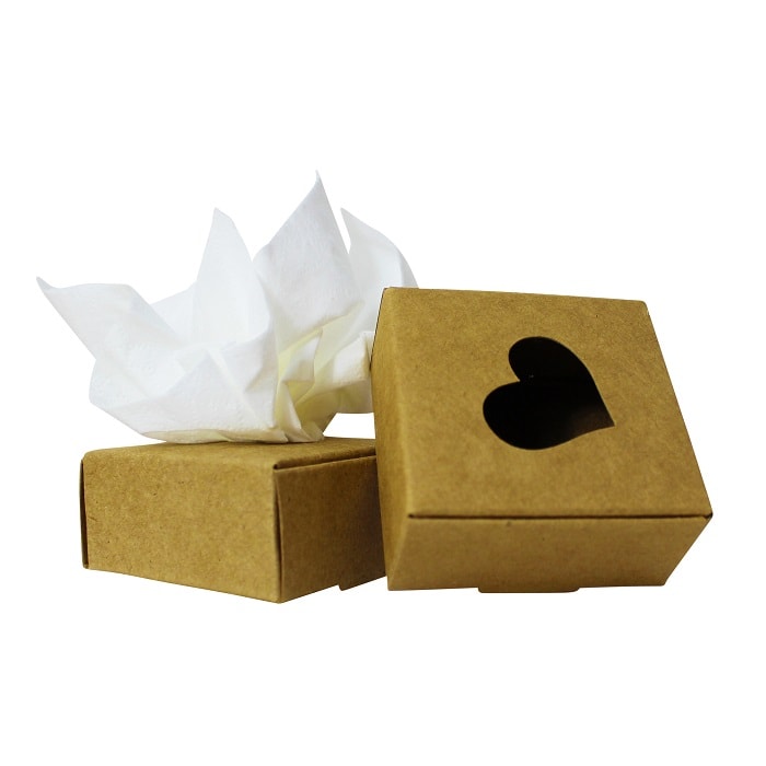 10 Taschentuchboxen für Freudentränen Hochzeit Taschentuch